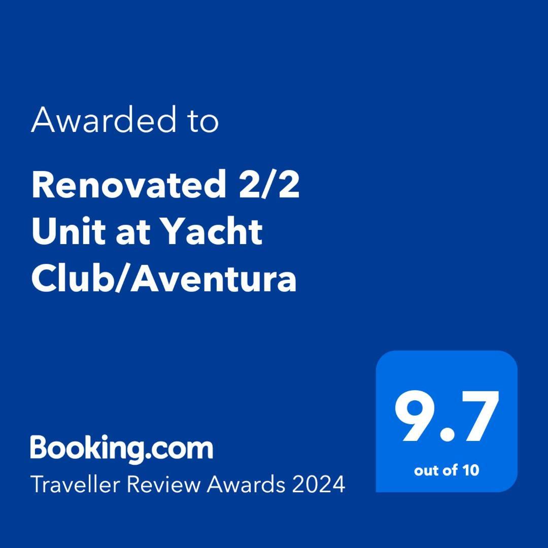 Renovated 2/2 Unit At Yacht Club/Aventuraアパートメント エクステリア 写真
